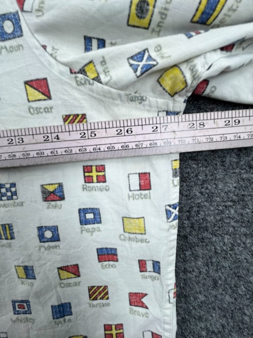 Reyn Spooner Nautical Flags Countries Pullover 2XL Button-Down Short Sleeve Men - Picture 10 of 16